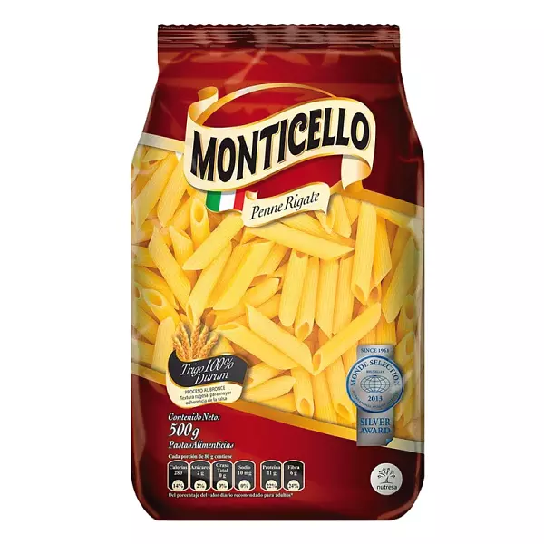 Pastas Monticello Penne Rigate