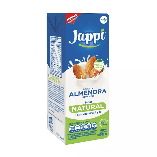 Leche De Almendras Jappi Natural Tetra