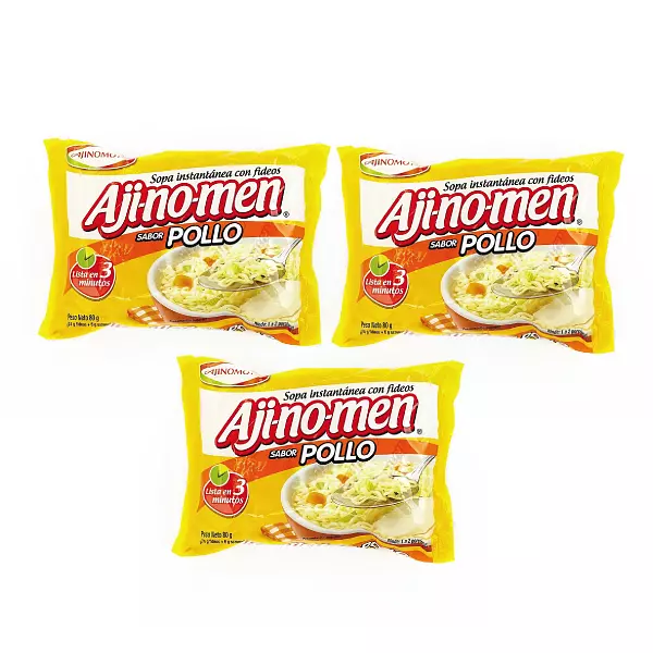 Sopa Instantánea Ajinomen Surtido X3
