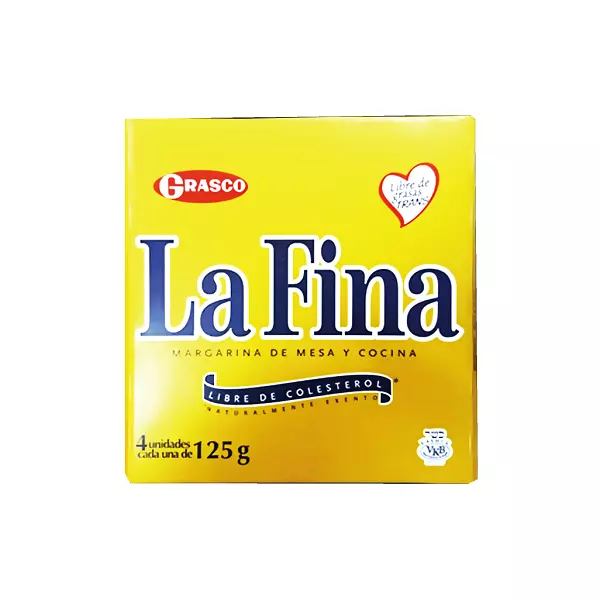 Marg. La Fina 125gr X4