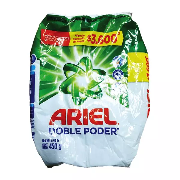 Detergente Ariel 400gr Gt 50gr