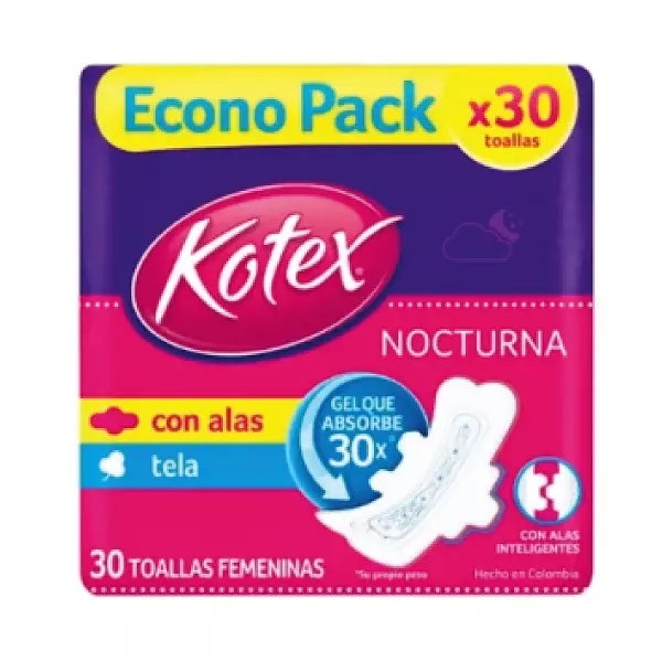 Kotex Noct Tela x 30