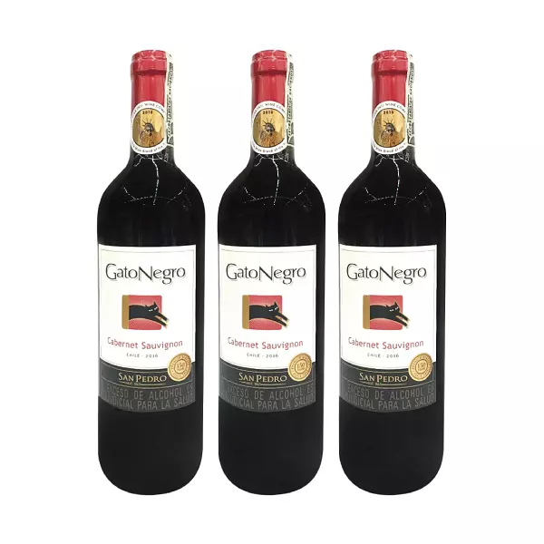 Vino Tinto Gato Negro Cabernet Paga 2 Lleva 3