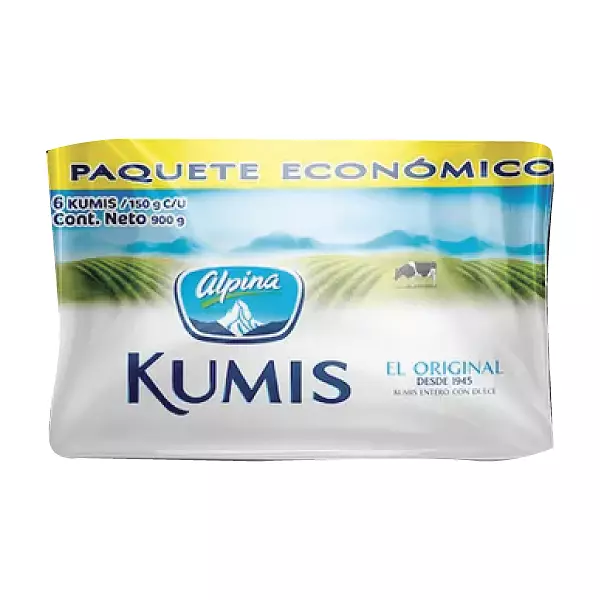 Yogurt Kumis Alpina Natural X6