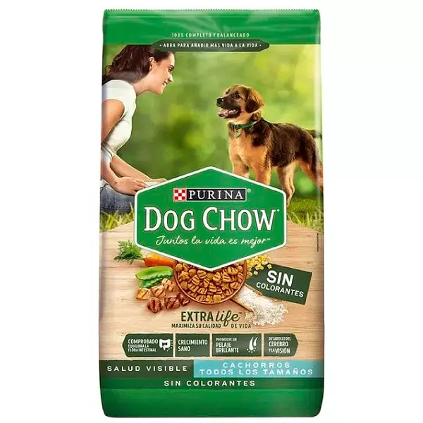 Purina para Perros Dog Chow Cachorros Sin Colorantes