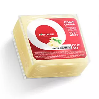 Queso Mercasur Doble Crema Compact 250g