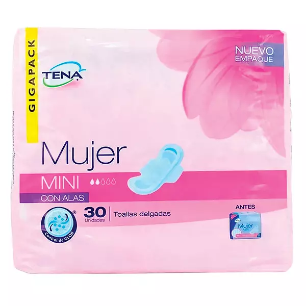 Protector Tena Mujer Mini Alas