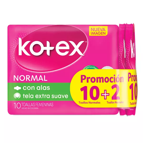 Toallas Kotex Normal