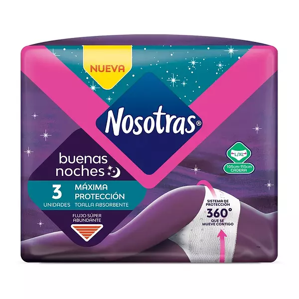 Nos Absorbente Talla L-Xl X3