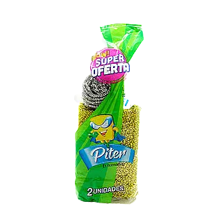 Brio Esponja Oro Y Plata Ac Inox Piter