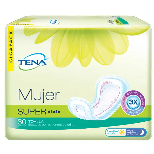 Toallas Tena Mujer Super