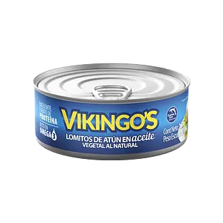 Atún Vikingos Lomitos En Aceite Girasol