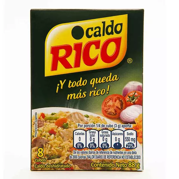 Caldo Rico 8 Tabletas