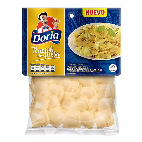 Pasta Doria Ravioli Queso