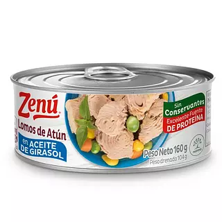 Atún Zenú Lomitos De Aceite En Girasol