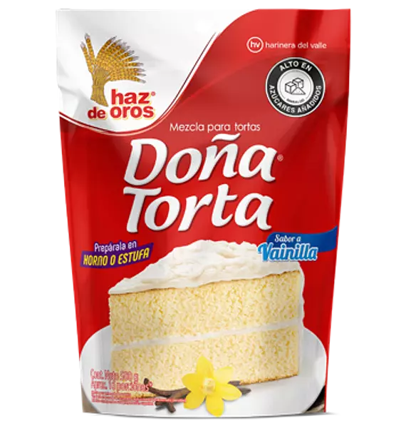 Doñatorta 500gr Vainilla Haz De Oros