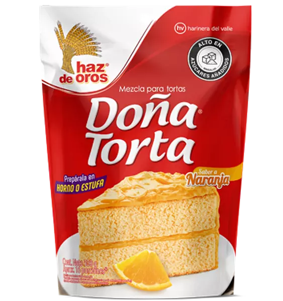 Doñatorta 500gr Naranja Haz De Oros