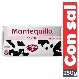 Alpina Mantequilla Con Sal 250g