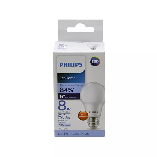 Bombillo Philips Led 8w