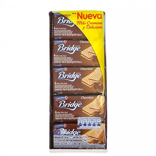 Galletas Bridge Chocolate X10