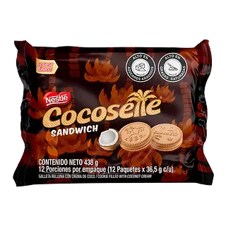 Galletas Cocosette Sandwich X12