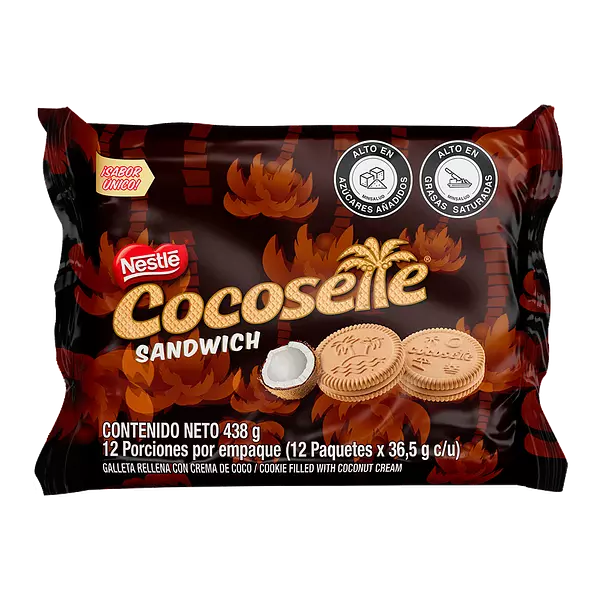 Galletas Cocosette Sandwich X12