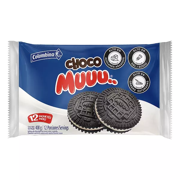 Galletas Muu Choco X12