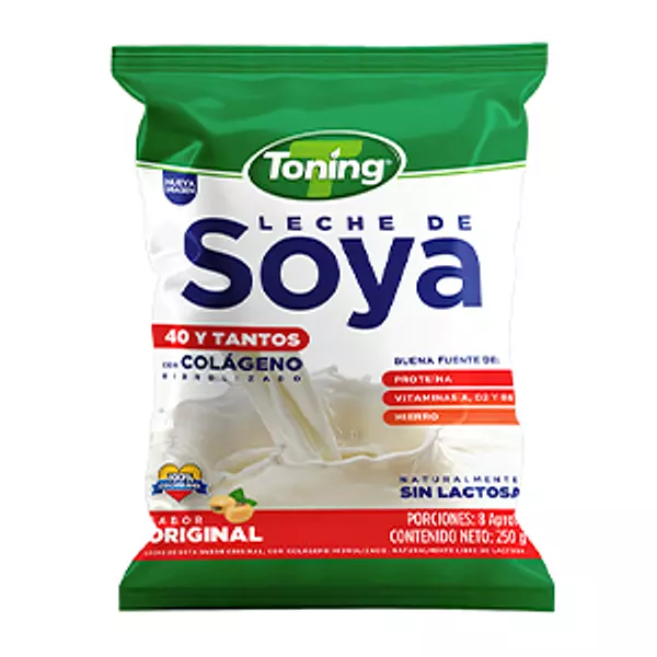 Leche De Soya Toning 40 Y Tantos