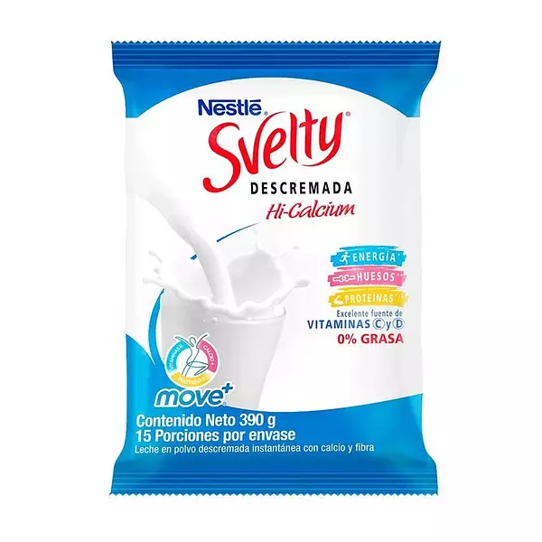 Leche En Polvo Svelty Descremada