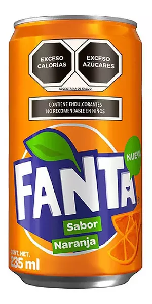 Fanta Naranja En Lata