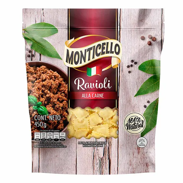 Pasta Monticello Ravioli A La Carne