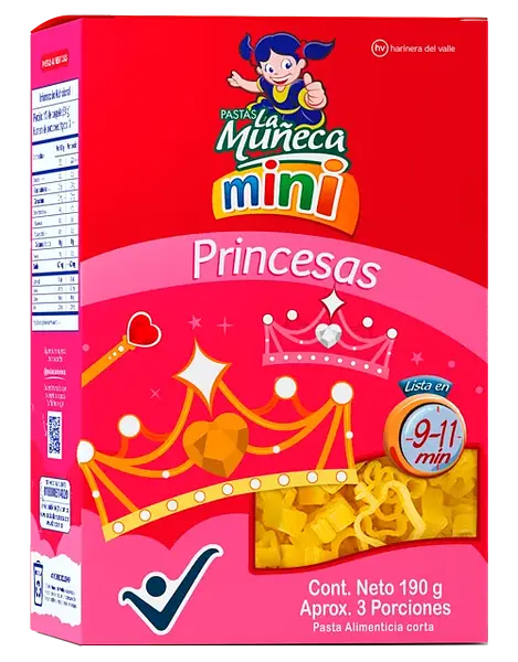 Pastas La Muñeca Mini Princesa