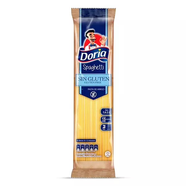 Pastas Doria Espagueti Sin Gluten