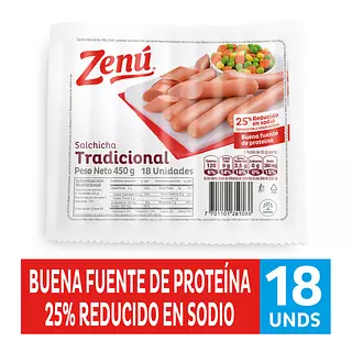 Zenu Salchicha Tradicional X18