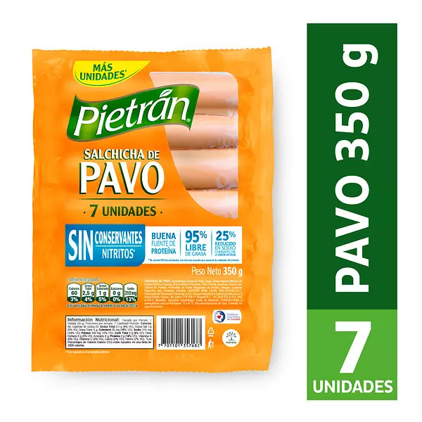 Pietran Salchicha Pavo