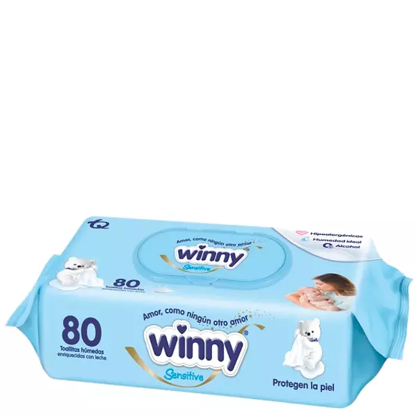 Pañitos Húmedos Winny Sensitive