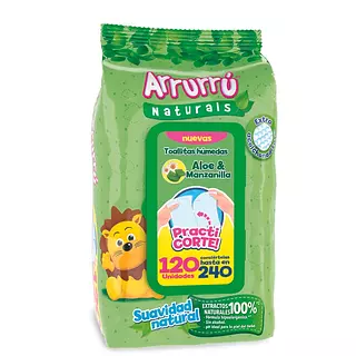 Pañitos Húmedos Arrurú Aloe Vera