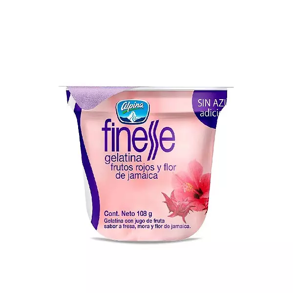 Gelatina Finesse Alpina Frutos Rojos