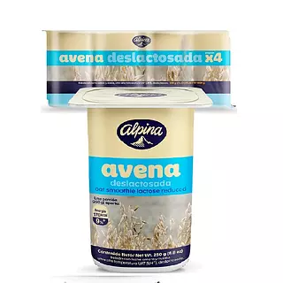 Avena Alpina Deslactosada X4