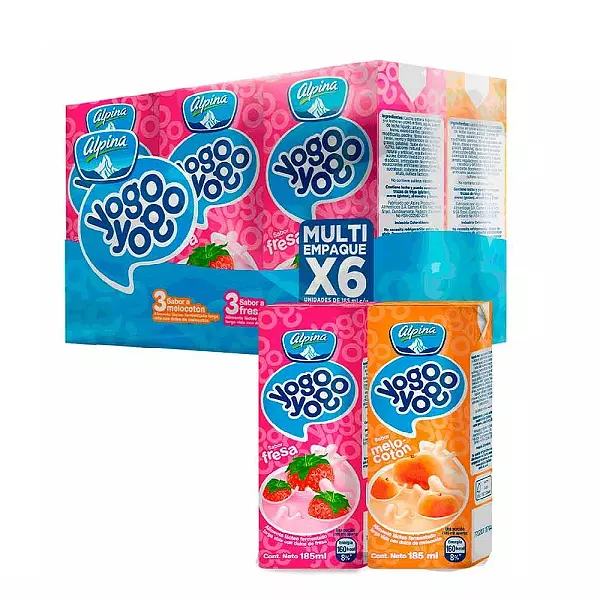 Yogurt Yogo Yogo Alpina X6 Surtido