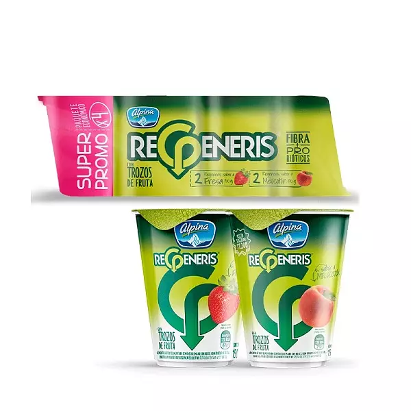 Yogurt Regeneris Alpina X4 Surtido