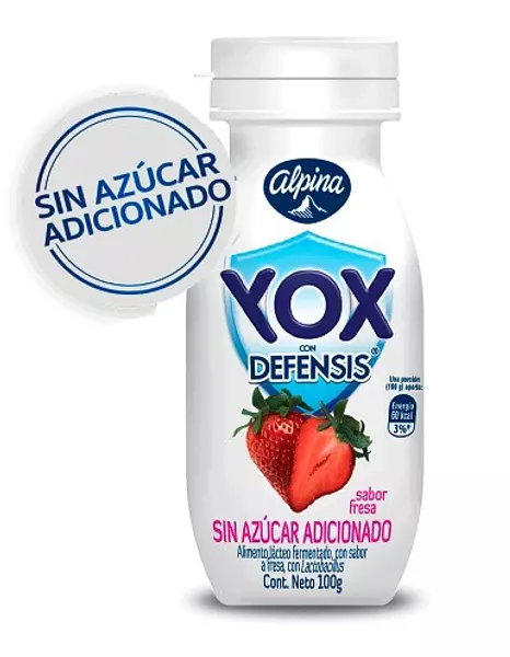 Yox Alpina Fresa Sin Azúcar