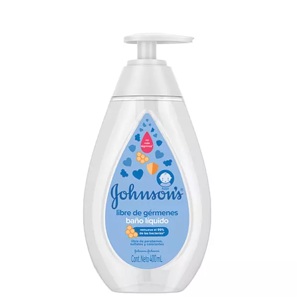 Baño Líquido Johnson Baby Libre De Gérmenes