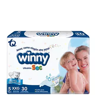 Pañales Winny Ultratrin Sec Etapa 5 / Xxg