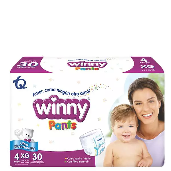 Pañales Pants Winny Etapa 4 / Xg