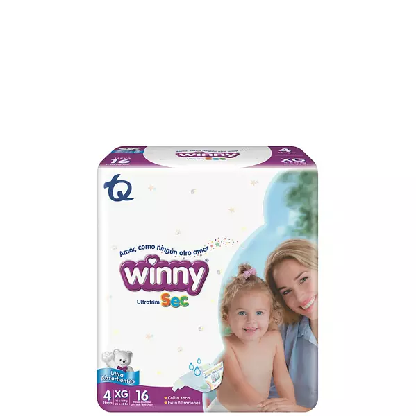Pañales Winny Ultratrim Sec Etapa 4 / Xg