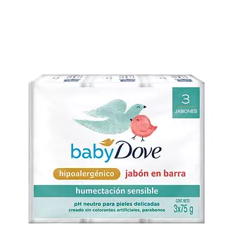 Jabón Dove Baby Humectación Sensible