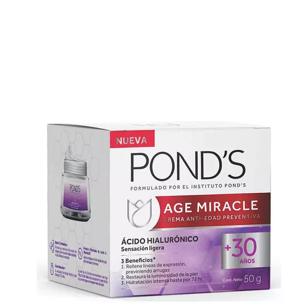 Crema Facial Ponds Age Miracle Ácido Hialurónico