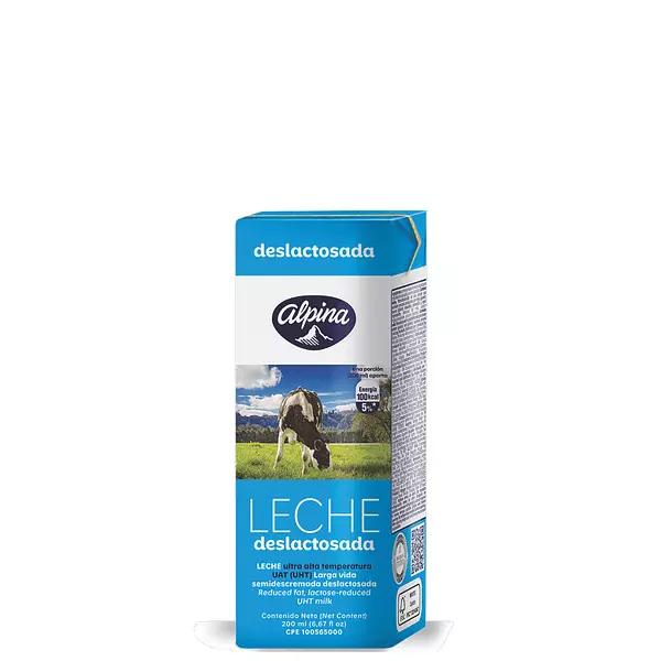 Leche Deslactosada Alpina En Tetrapack