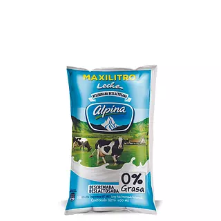 Leche Deslactosada Descremada Alpina